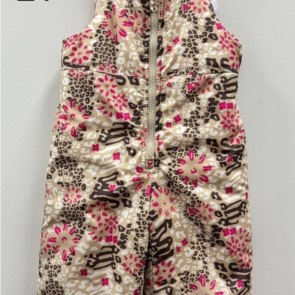 Carter's Pink and Brown Leopard Print One Piece